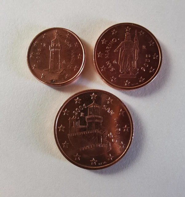 Pièce Euro Cents Saint-Marin 2006