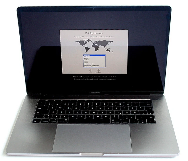 Apple Macbook Pro A1707 i7 6Gen Retina Touchbar 15,4 LED HQ 16GB 500GB Late 2016