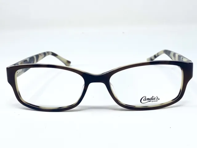New CANDIE'S CA0198 Dark Brown Tortoise Womens Eyeglasses Frame 53-16-140