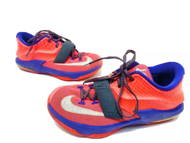 Nike KD VII 7 Hyper Punch Youth Pink Purple Training Shoes Sz 6Y #669942-601