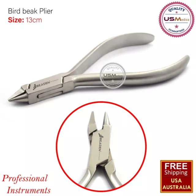 Dental Orthodontic Bird Beak Angle Loop Forming Plier Light Wire Bending Plier