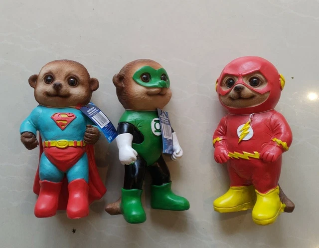 dc comics meerkat superheroes, Flash, Superman And Green Lantern