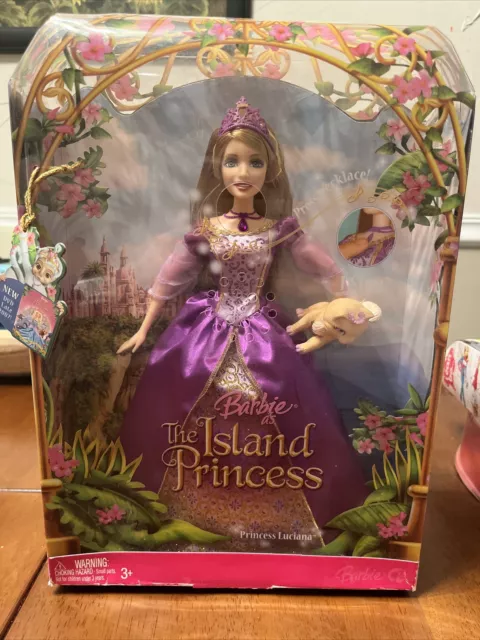 Barbie as The Island Princess Luciana Doll with Cat 2007 Mattel K8105