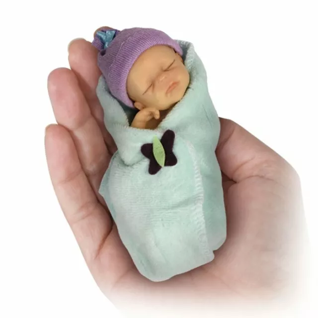 Ashton Drake Bundle of Joy Lifelike Miniature Baby Doll by Sherry Rawn 4"