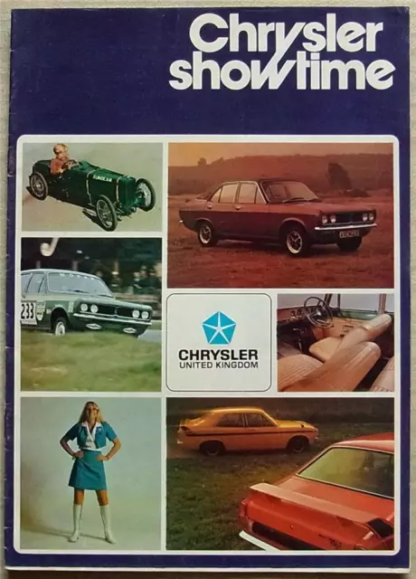 CHRYSLER RANGE Car Sales Brochure 1973 #C9446/H/1/300 Avenger Tiger HILLMAN