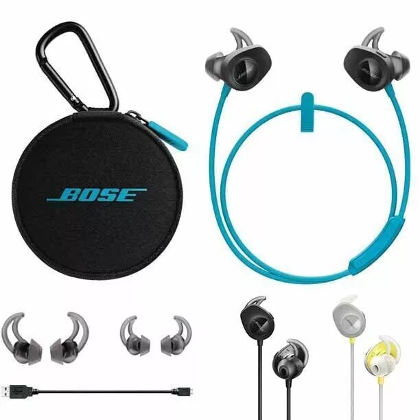 Bose SoundSport Wireless Bluetooth In-Ear Headphones Sweat-Resistant Headphones