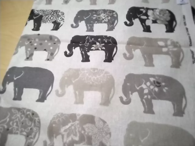 clarke & clarke studio G grey elephant remnant