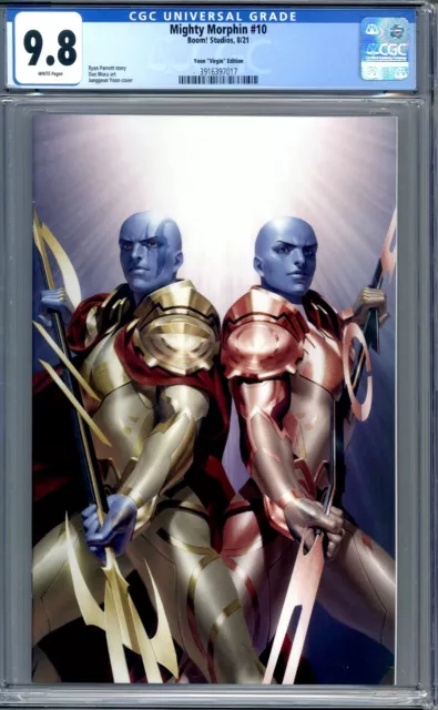 Mighty Morphin #10  Power Rangers  Junggeun Yoon Virgin Variant   CGC 9.8