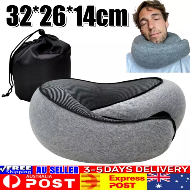 Neck Pillow for Travel Memory Foam Comfortable & Breathable Soft U Shaped Pillow