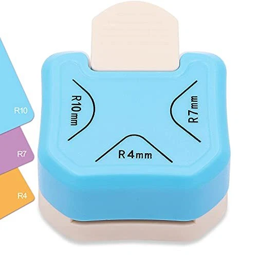 3 in 1 Corner Rounder Punch - Hole Punch 4mm 7mm 10mm 3-Way Corner