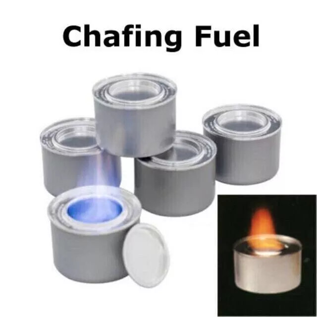 Box Of 72 Tins 3 Hours Burn Chafing Dish Gel Fuel - For Chafing Sets 200G Each 2