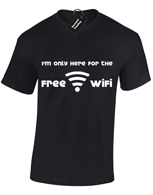 Im Only Here For Wifi Kids Childrens T Shirt Funny Gamer Gaming Top Boys