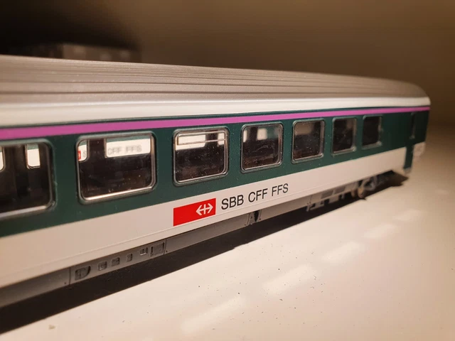 Voiture Voyageurs Roco HO 2e Classe CFF SBB – N°334-4 – Sans Boîte (occasion)
