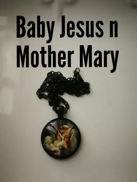 Code 612 Mother Mary infused Necklace Confirmation Holy Communion Catholic Jesus