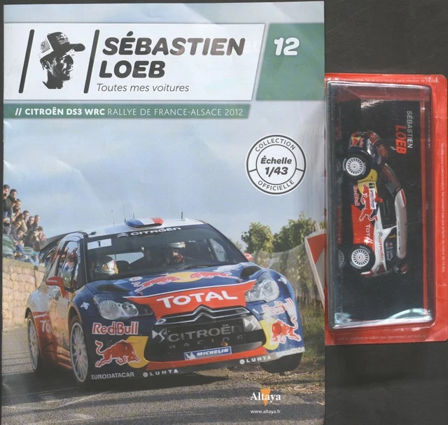 Citroën DS3 WRC Rallye de France Alsace 2012 - Rallye au 1/43