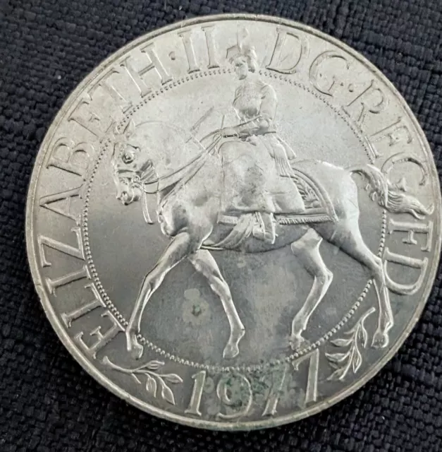 1977 Queen Elizabeth II Silver Jubilee Commemorative British Crown Coin