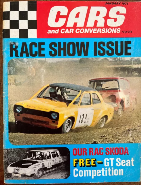 RARE• CARS and CAR CONVERSIONS MAGAZINE January 1971 • RACE SHOW ISSUE