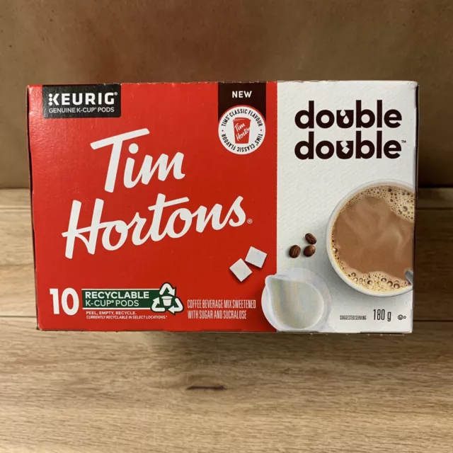 Tim Hortons Double Double Instant Coffee Mix, 8 x 28g/1 oz. {Imported from  Canada}