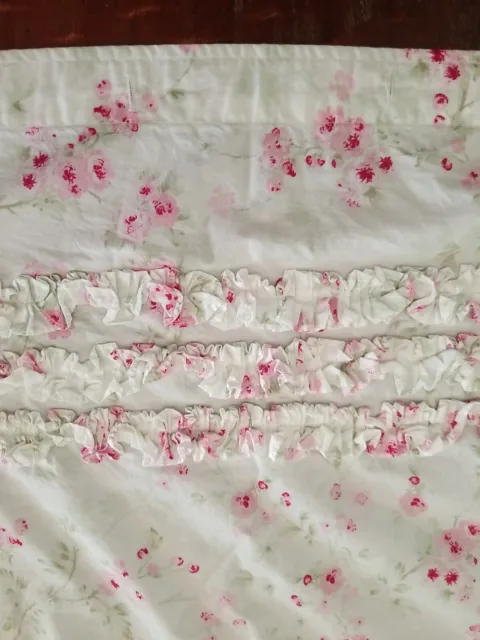 Rachel Ashwell Simply Shabby Chic Shower Curtain Pink Cherry Blossom Floral