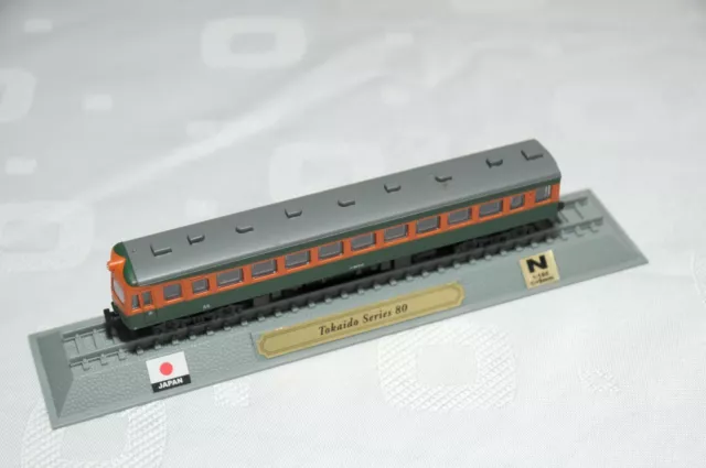 Spur: N -Japan- Diesellok, Tokaido Serie-80 gebr. Standmodell