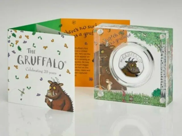 2019 UK Royal Mint Silver Proof 50p The Gruffalo Coin