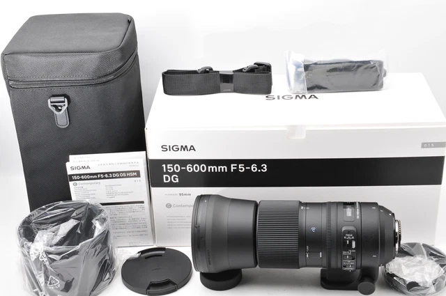 [MINT] Sigma 150-600mm F/5-6.3 DG OS HSM Contemporary Lens Nikon F JAPAN #405