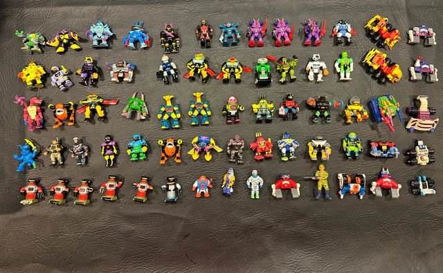 Vintage LOT 60+ 1990's Z-BOTS LGTI Galoob Micro Machines Army Ant Figures WOW!