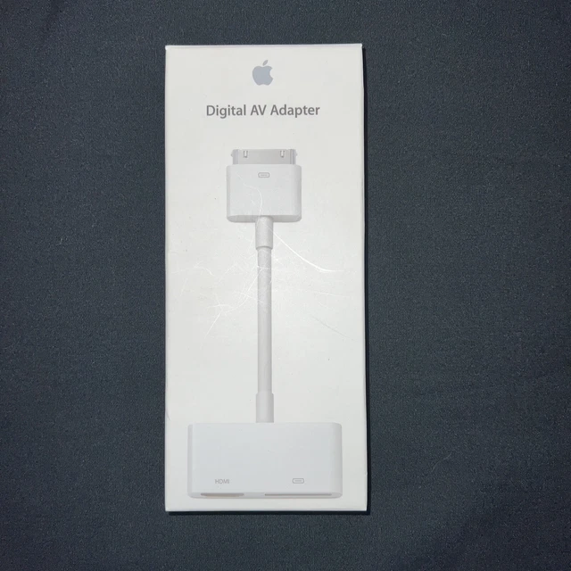 Apple MD098ZM/A A1422  30 Pin Digital AV Adapter  Used