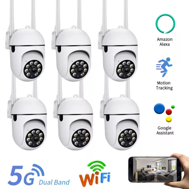 1080p Wifi IP Camera Überwachungskamera FHD AUßEN Webcam 2.4G /5G IR Nachtsicht