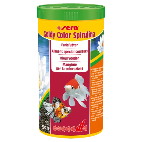 SERA POND GOLDY COLOR SPIRULINA 1 LITRE (390g) 0883