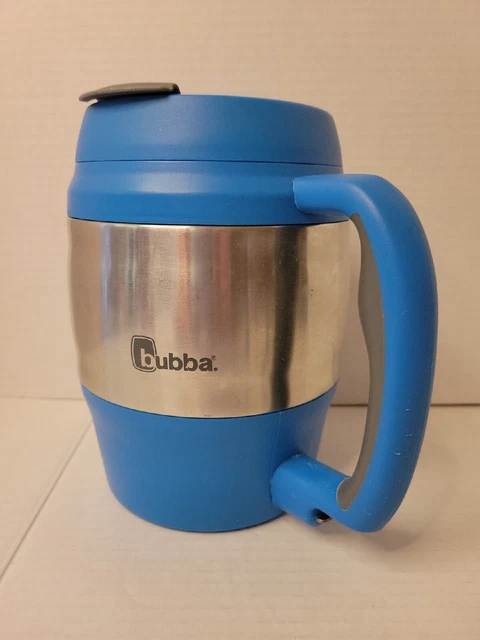 BIG Bubba Keg 52oz Blue Classic Travel Mug W/ Handle & Bottle Open Boating Beach