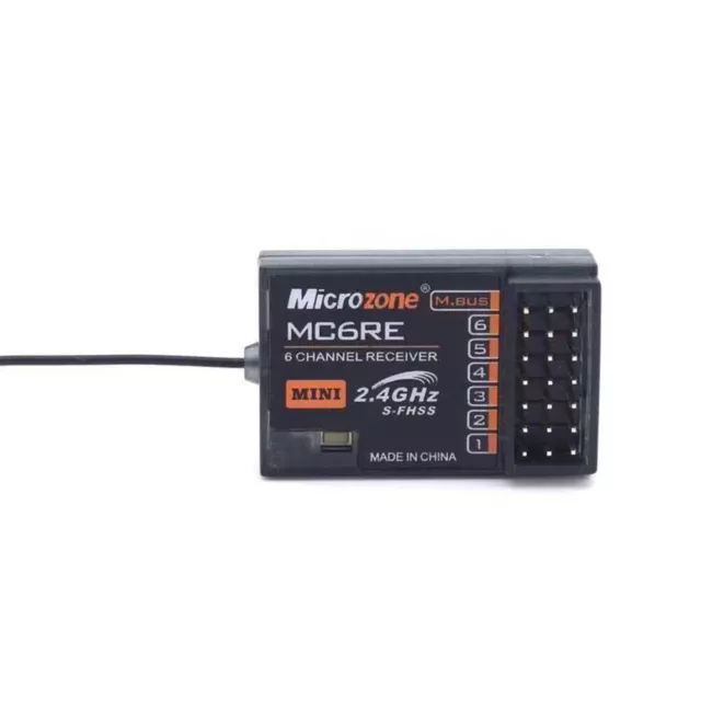 6-Channel MicroZone MC6RE Mini RC Car Boat Airplane Receiver 2.4Ghz 800M Range