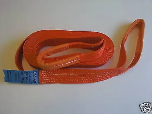 RECOVERY WINCH 4x4 TOWING/TOW STRAP 4M OFFROAD 5TON