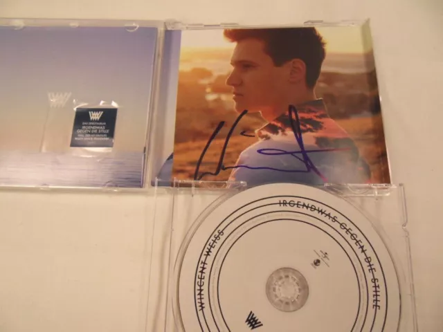 Wincent Weiss CD Irgendwas gegen die Stille incl. Musik sein Feuerwerk- signiert