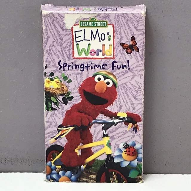 Sesame street elmo s world springtime fun vhs video tape buy 2 get 1