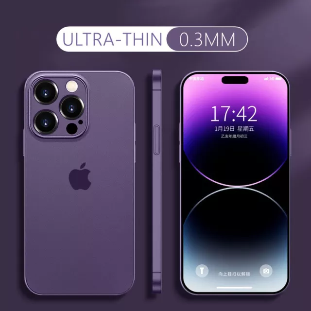 ULTRA THIN Shockproof Matte Case Cover For iPhone 14 12 13 Pro Max 11 X XR 8 SE