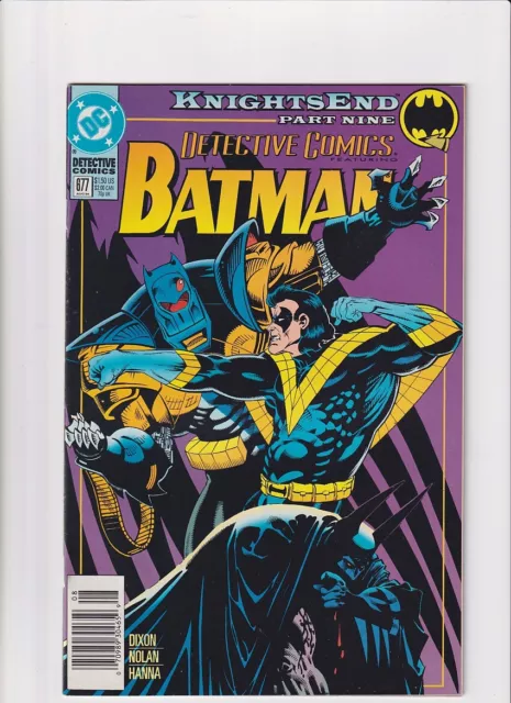 Detective Comics (1937) #  677 Newsstand (8.0-VF) Knights End 1994