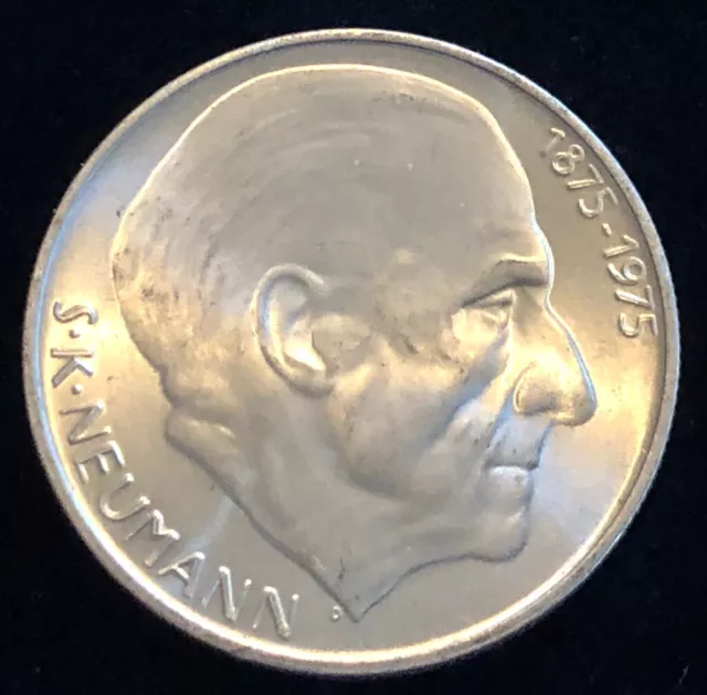 50 Kronen 1975 Gedenkmünze Tschechoslowakei CSSR , K-Neumann,Silber . Erhaltung