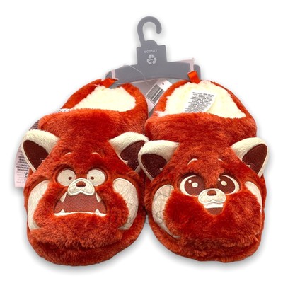 DISNEY PIXAR 2022 Turning Red Movie Red Panda mei plush slippers US 11/