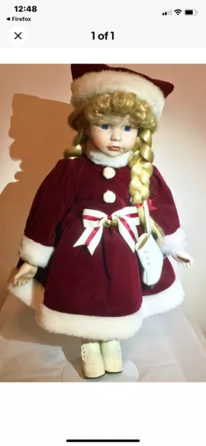 BEAUTIFUL Seymour Mann 1992 Ice Skater Connoisseur Collection Doll