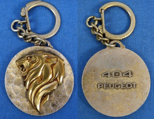 Porte-clés Ancien Peugeot - Lieux : Boniface, Bellevue, Montreynaud - Objet Vintage De Collection - Occasion