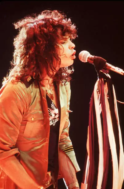 Aerosmith perform on stage, New York, April 1979, Steven Tyler Old Music Photo 1