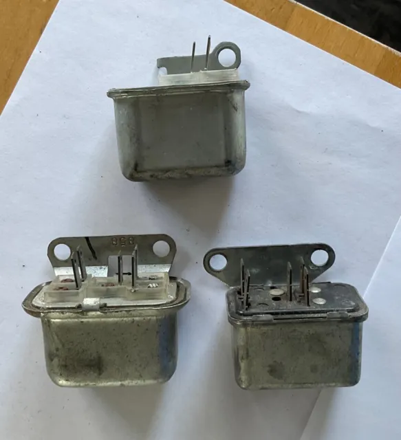 1968-79 Corvette Relay Lot X 3=Delco Remy 811 Horn 858 Headlight Conceal 398924*