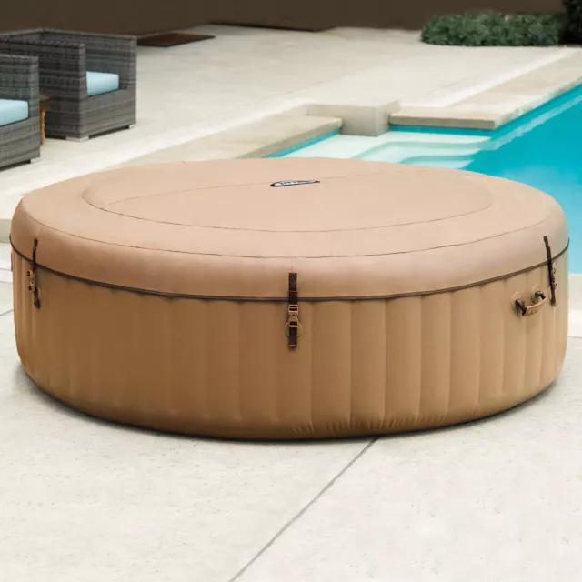 INTEX Whirlpool Pure SPA 216x71 Badewanne Massage für 6 Personen Kalkschutz Pool 2