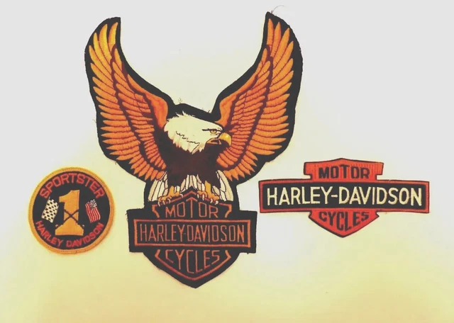vintage harley davidson patches