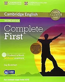 Complete First Student's Pack (Student's Book without Answ... | Livre | état bon