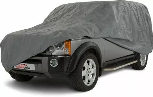 Heavy Duty Fully Waterproof Car Cover Cotton Lined For Land Rover Discovery 3
