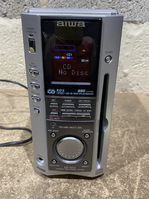 Micro stéréo AIWA XR-MS3 avec télécommande A DES PROBLÈMES--VOIR
