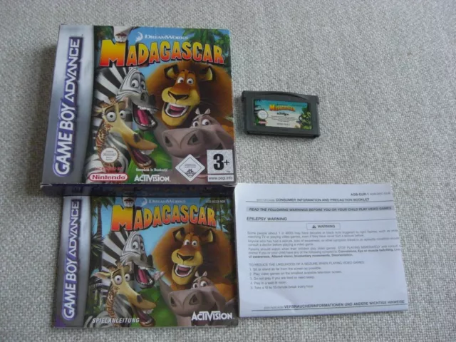 Madagascar GBA Spiel komplett mit OVP und Anleitung