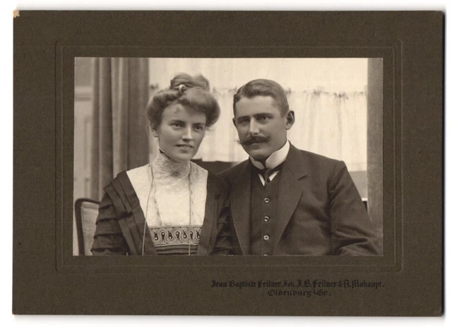 Fotografie Jean Baptiste Feilner, Oldenburg, Rosenstr. 29, Portrait eines elega
